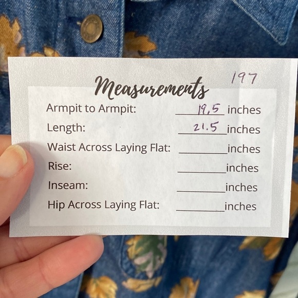 Liz Claiborne Villager Sport Lightweight Jacket Denim with Fall Leaves M #197 - Picture 15 of 15